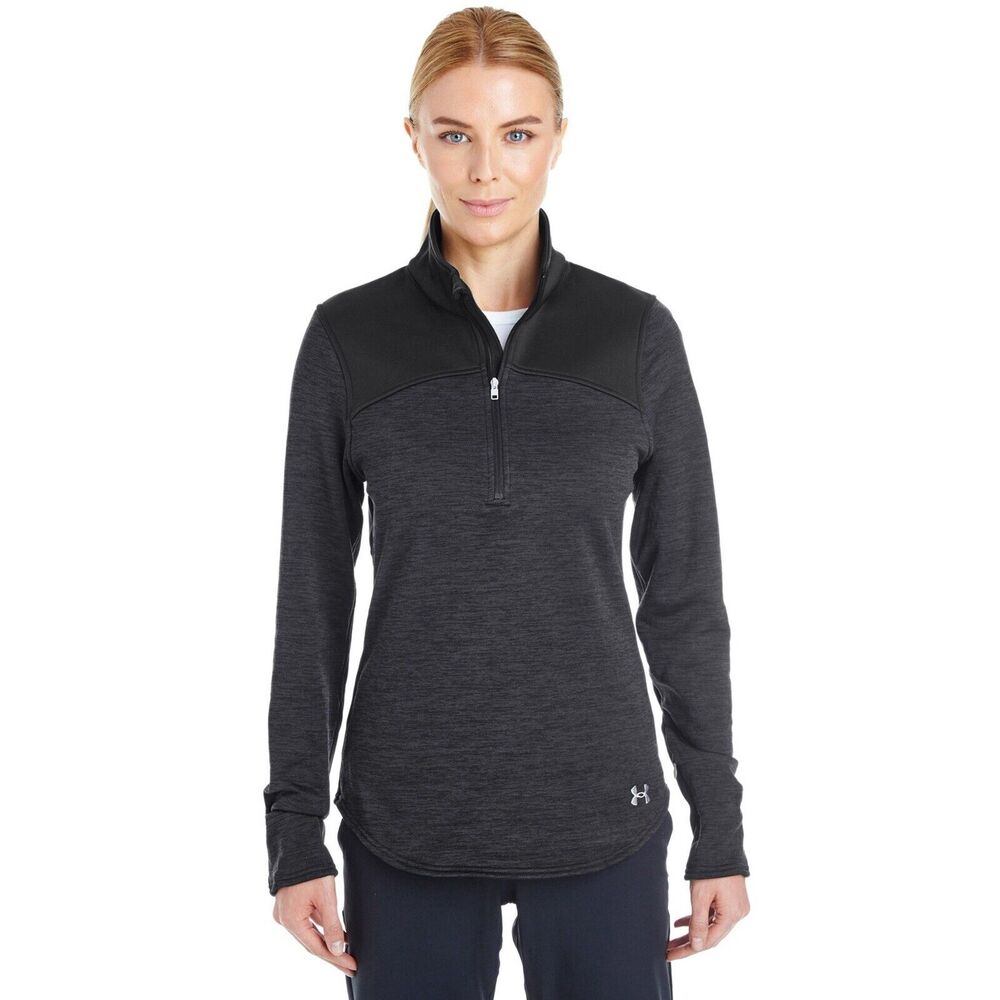 Under Armour Womens Long Sleeve 1/4 Zip Cold Gear Medium Top Jacket Fitted